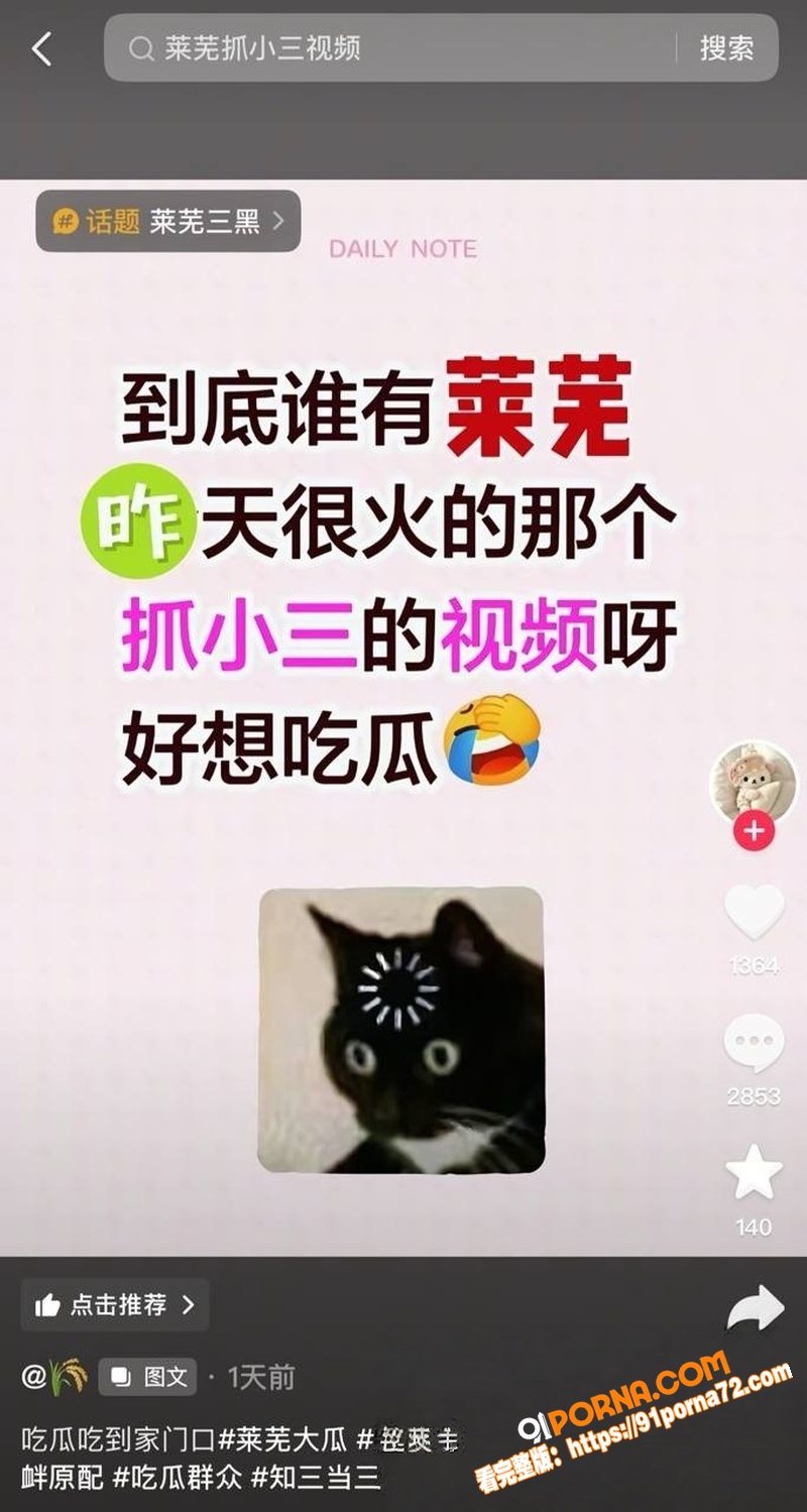 全网疯抢莱芜抓小三 5分...（3）